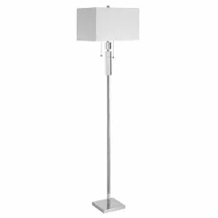 Dainolite Decorative Floor Lamp - 2-Light - Polished Chrome -Dainolite Shop 330631048 MainImage frCA