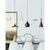 Dainolite Helsinki Pendant Light - 1-Light - 14-in X 7-in - Matte Black