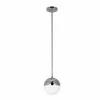 Dainolite Dayana Pendant Light - 1-Light - 7-in X 8-in - Polished Chrome -Dainolite Shop 330719157 MainImage frCA
