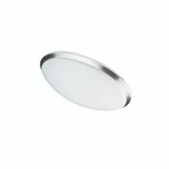 Dainolite Flush Mount Light - 1-LED Light - 11-in X 3-in - Satin Chrome