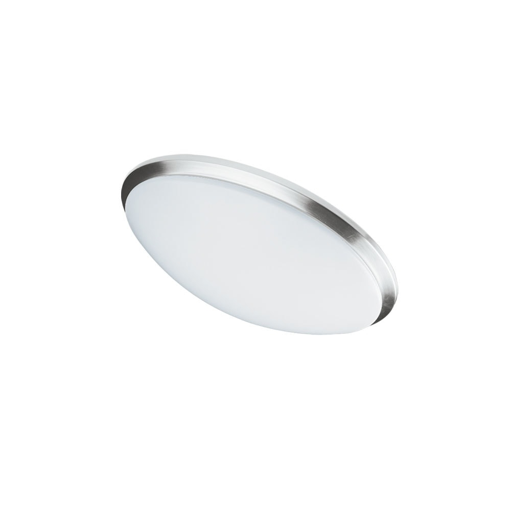 Dainolite Flush Mount Light - 1-LED Light - 11-in X 3-in - Satin Chrome 2 Dainolite Flush Mount Light - 1-LED Light - 11-in X 3-in - Satin Chrome