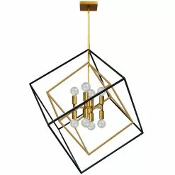 Dainolite Kappa Pendant Light - 8-Light - 27-in X 30-in - Vintage Bronze -Dainolite Shop 330719198 MainImage frCA