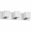 Dainolite Vanity Light - 3-Light - 19-in - Frosted Glass And Polished Chrome -Dainolite Shop 330719240 MainImage frCA