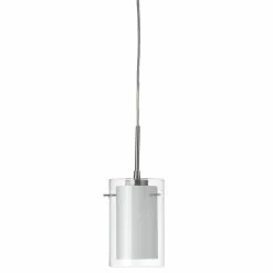 Dainolite Pendant Light - 1-Light - 4.5-in X 7.25-in - Chrome 5 Dainolite Pendant Light - 1-Light - 4.5-in X 7.25-in - Chrome -Dainolite Shop 330719249 MainImage frCA