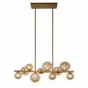 Dainolite Glasglow Pendant Light - 10-Light - 31-in X 11-in - Vintage Bronze