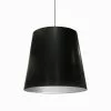 Dainolite Oversized Drum Pendant Light - 1-Light - 26-in X 26-in - Black