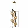Dainolite Glasglow Pendant Light - 9-Light - 15.75-in X 29.5-in - Matte Black/Vintage Bronze 1 Dainolite Glasglow Pendant Light - 9-Light - 15.75-in X 29.5-in - Matte Black/Vintage Bronze -Dainolite Shop 330719309 MainImage frCA