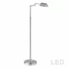 Dainolite Floor Lamp - 1-Light - 50.25-in - Satin Nickel