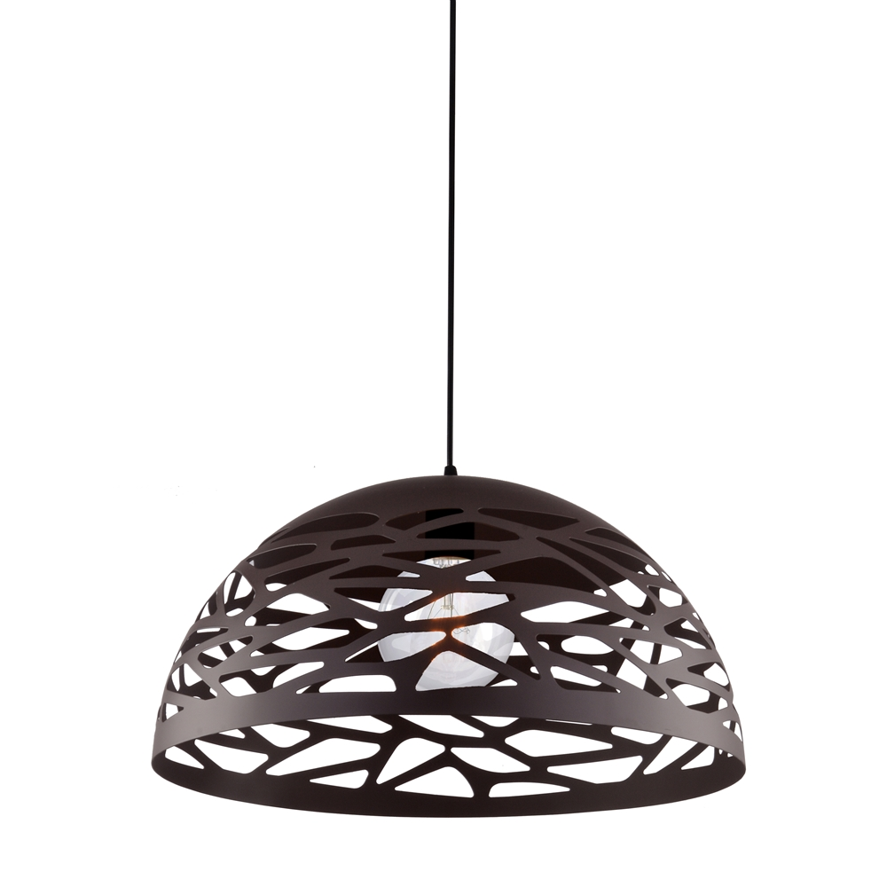 Dainolite Coral Pendant Light - 1-Light - 16-in X 8.75-in - Matte Black 3 Dainolite Coral Pendant Light - 1-Light - 16-in X 8.75-in - Matte Black
