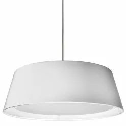 Dainolite LED Pendant Light - 1-Light - 24-in X 8-in - White