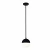 Dainolite Dayana Pendant Light - 1-Light - 7-in X 8-in - Matte Black