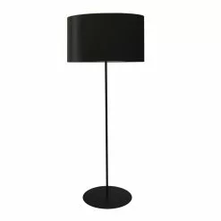 Dainolite Maine Floor Lamp - 1-Light - 12-in - Matte Black