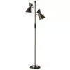 Dainolite Mid Century Modern Floor Lamp - 2-Light - 62.5-in - Polished Chrome -Dainolite Shop 330719466 MainImage frCA