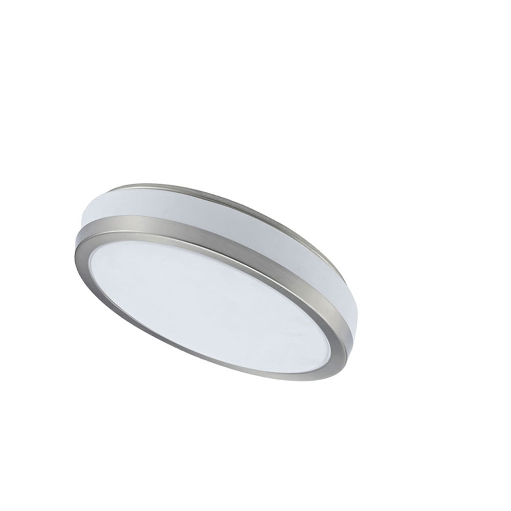 Dainolite Flush Mount Light - 1-LED Light - 8-in X 3-in - Satin Chrome 3 Dainolite Flush Mount Light - 1-LED Light - 8-in X 3-in - Satin Chrome