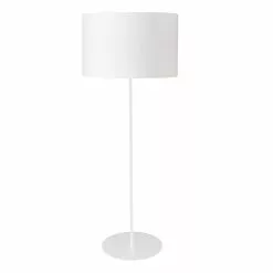 Dainolite Maine Floor Lamp - 1-Light - 12-in - Matte White