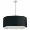 Dainolite Oversized Drum Pendant Light - 1-Light - 28-in X 16.5-in - Black -Dainolite Shop 330719532 MainImage frCA