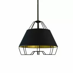 Dainolite Rockwell Pendant Light - 1-Light - 15-in X 12.5-in - Black 5 Dainolite Rockwell Pendant Light - 1-Light - 15-in X 12.5-in - Black -Dainolite Shop 330719534 MainImage 001