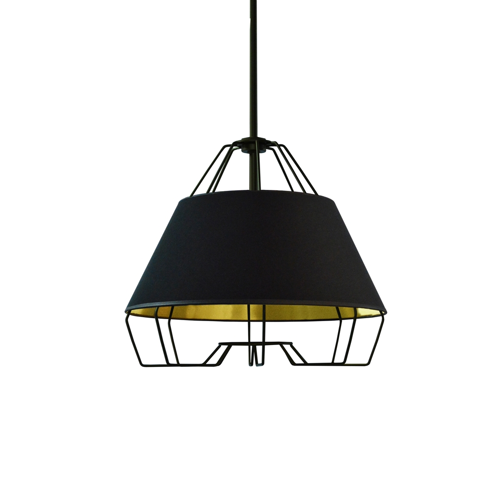 Dainolite Rockwell Pendant Light - 1-Light - 15-in X 12.5-in - Black 4 Dainolite Rockwell Pendant Light - 1-Light - 15-in X 12.5-in - Black - Image 2