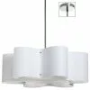 Dainolite Zulu Pendant Light - 3-Light - 24-in X 8.5-in - White