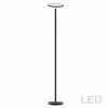 Dainolite Torchier Floor Lamp - 1-LED Light - Satin Black -Dainolite Shop 330720788 MainImage 001