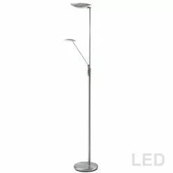 Dainolite Mother & Son Floor Lamp - 3-LED Light - Satin Chrome 5 Dainolite Mother & Son Floor Lamp - 3-LED Light - Satin Chrome -Dainolite Shop 330720833 MainImage 001