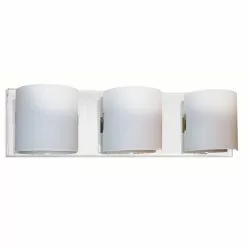 Dainolite Sanctuary Vanity Light - 3-Light - 20-in - Polished Chrome