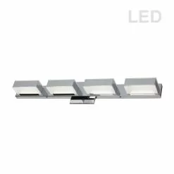 Dainolite Signature LED Vanity Light - 4-Light - 27-in - Polished Chrome -Dainolite Shop 330720858 MainImage frCA