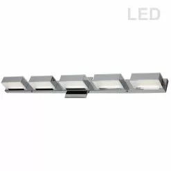 Dainolite Signature LED Vanity Light - 5-Light - 34-in - Polished Chrome -Dainolite Shop 330720865 MainImage 001
