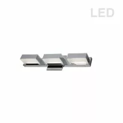 Dainolite Signature LED Vanity Light - 3-Light - 20-in - Polished Chrome