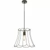 Dainolite Belenko Pendant Light - 1-Light - 16-in X 14-in - Matte Black