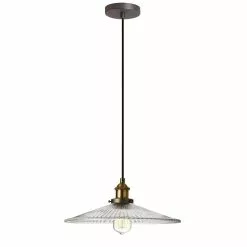 Dainolite Signature Pendant Light - 1-Light - 14-in X 7-in - Vintage Steel -Dainolite Shop 330720898 MainImage 001