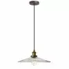 Dainolite Signature Pendant Light - 1-Light - 14-in X 7-in - Vintage Steel -Dainolite Shop 330720898 MainImage frCA