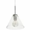 Dainolite Roswell Pendant Light - 1-Light - 9-in X 10.5-in - Satin Chrome -Dainolite Shop 330730438 MainImage 001