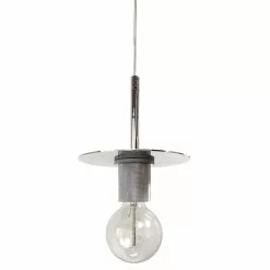 Dainolite Roswell Pendant Light - 1-Light - 8-in X 6.5-in - Polished Chrome