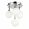 Dainolite Megallan Flush-Mount Light - 4-Light - 10.6-in X 11.6-in - Polished Chrome -Dainolite Shop 330730486 MainImage 001