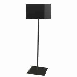 Dainolite Pilar Floor Lamp - 1-Light - 60-in - Black