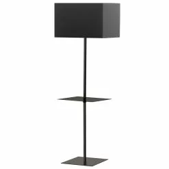 Dainolite Tablero Floor Lamp - 1-Light - 64-in - Matte Black
