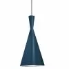 Dainolite Helsinki Pendant Light - 1-Light - 8-in X 15-in - Blue And Silver