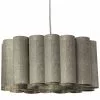 Dainolite Sandra Pendant Light - 4-Light - 24-in X 12-in - Polished Chrome/Grey