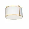 Dainolite Trapazoid Flush-Mount Light - 2-Light - 12-in X 8-in - Gold -Dainolite Shop 330730603 MainImage 001