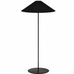 Dainolite Maine Floor Lamp - 1-Light - 61-in - Black