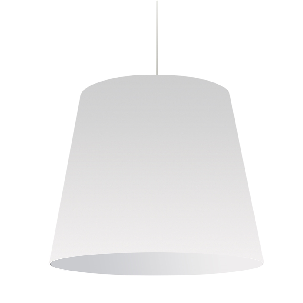 Dainolite Oversized Drum Pendant Light - 1-Light - 26-in X 21-in - White 3 Dainolite Oversized Drum Pendant Light - 1-Light - 26-in X 21-in - White