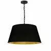 Dainolite Brynn Pendant Light - 1-Light - 20-in X 10-in - Black And Gold -Dainolite Shop 330733608 MainImage 001