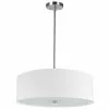 Dainolite Everly Pendant Light - 4-Light - 20-in X 5-in - Polished Chrome/White -Dainolite Shop 330733620 MainImage 001