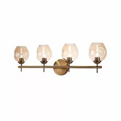 Dainolite Abii Vanity Light - 4-Light - 26.1-in - Vintage Bronze
