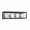 Dainolite Signature Vanity Light - 4-Light - 21.25-in - Black And Polished Chrome 2 Dainolite Signature Vanity Light - 4-Light - 21.25-in - Black And Polished Chrome -Dainolite Shop 330733699 MainImage 001