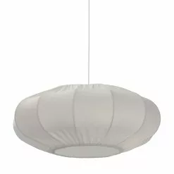 Dainolite Zoey Pendant Light - 1-Light - 20-in X 8-in - White