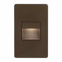Dainolite Signature Rectangle Wall Light - LED - 4.9-in - Bronze