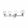 Dainolite Abii Vanity Light - 4-Light - 26.1-in - Polished Chrome -Dainolite Shop 330733800 MainImage 001