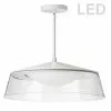 Dainolite Signature Pendant Light - 1-Light - 18-in X 6.1-in - Matte White -Dainolite Shop 330733852 MainImage 001
